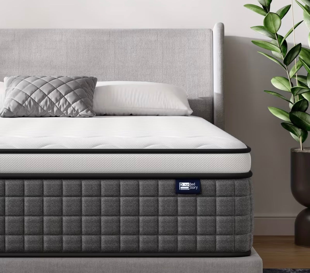 Housse déhoussable et lavable du matelas