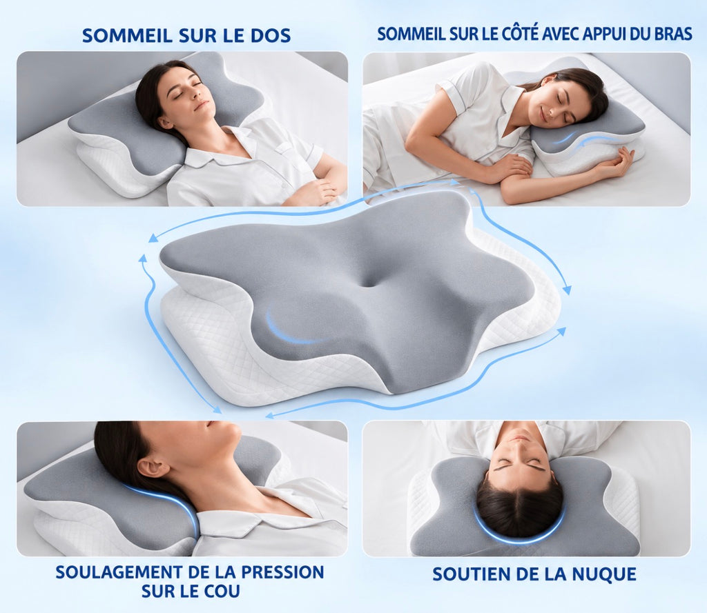 Oreiller cervical caractéristiques et utilisation