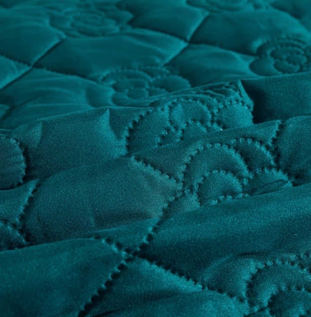 Protège-matelas imperméable vert profond, dimensions