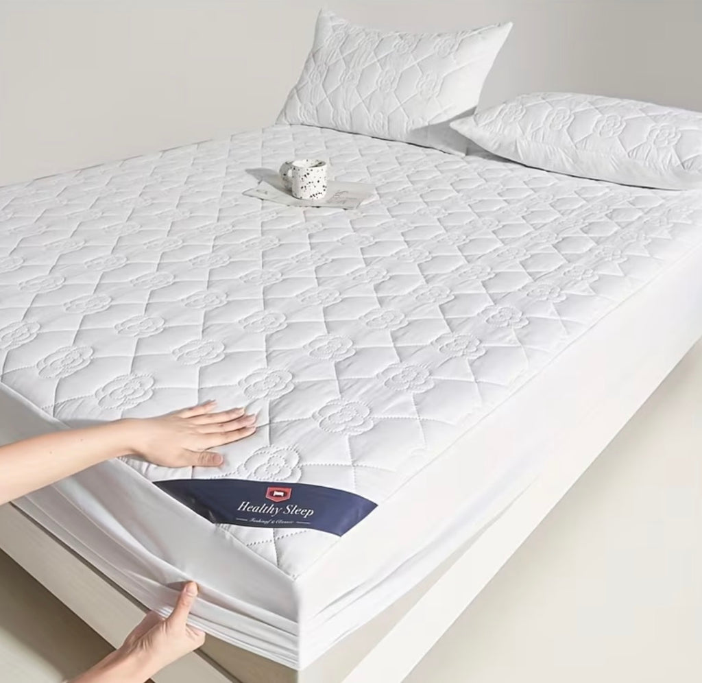Protège-matelas imperméable blanc