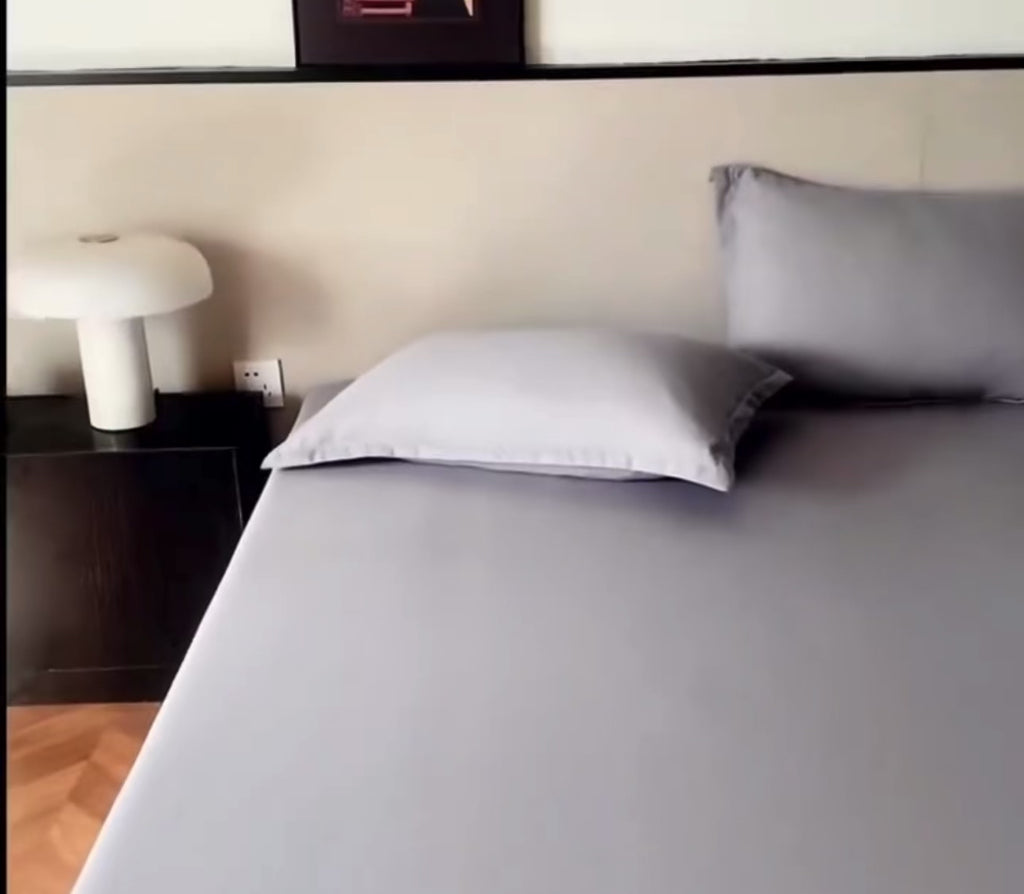 Drap-Housse Uni Doux – Ensemble 3 Pièces